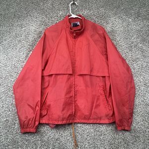 Vintage 90s Snow Lion Windbreaker Jacket Men's Large Punk Nylon Full Zip Vented